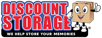 Discount storage Logo - We Help Store Your Memories